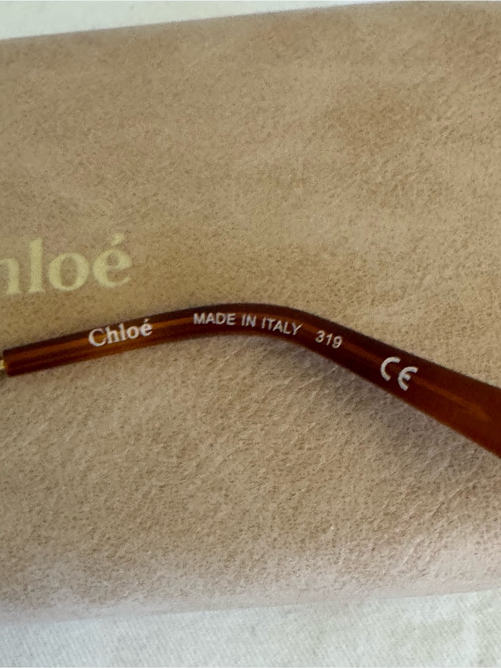 Chloé CE2156 757 Gold Brown Metal Full Rim Eyeglass Frames 49-19 140 Italy - Picture 9 of 10